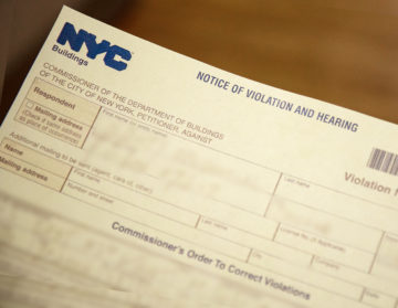 DOB Notice of Violation