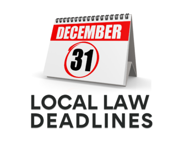 December 31, 2024 Local Law Deadlines