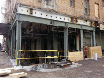 Second Avenue Subway Work Above Ground