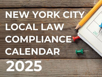 Feature image New York City Local Law Compliance Calendar 2025 by RAND Engineering & Architecture, DPC