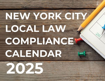 New York City Local Law Compliance Calendar 2025 by RAND Engineering & Architecture, DPC