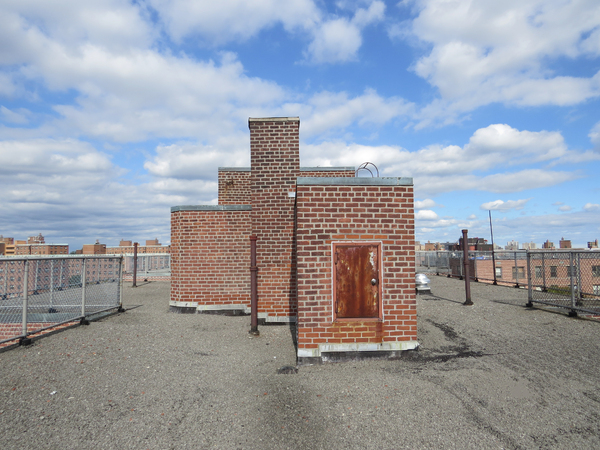 Roof bulkhead before roof replacement program