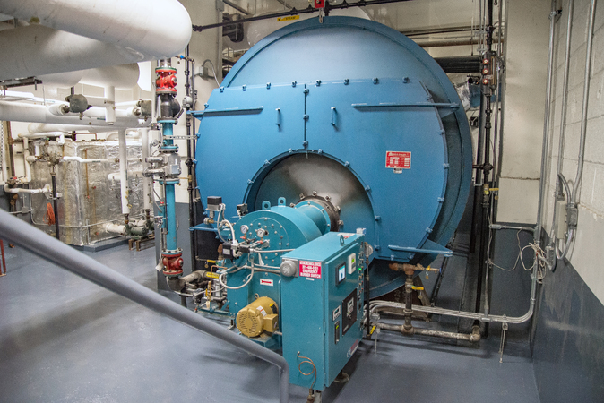 Franklin Plaza new dual fuel boiler