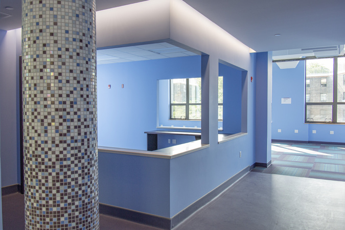 Second floor of the Floating Hospital's flagship clinic