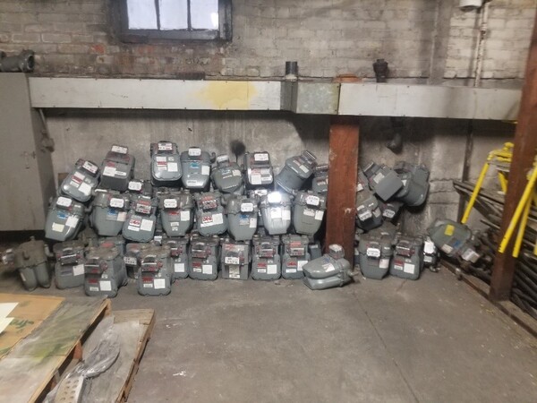 Gas meter removal for Belvedere East and West