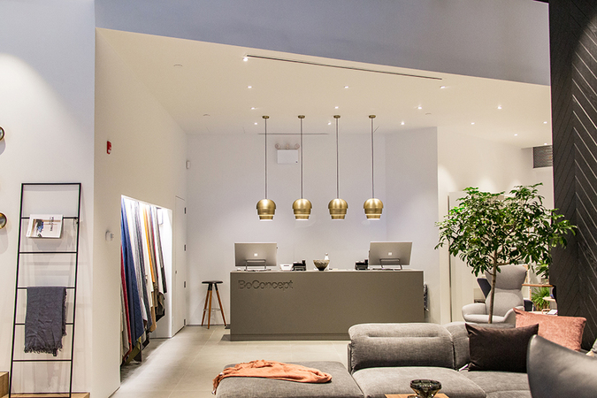 BoConcept's checkout counter