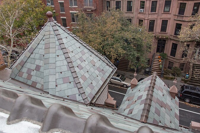 Roof replacement and exterior restoration program: 153 Lincoln Place